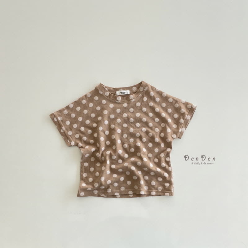 Denden - Korean Children Fashion - #toddlerclothing - Dot Tee - 6