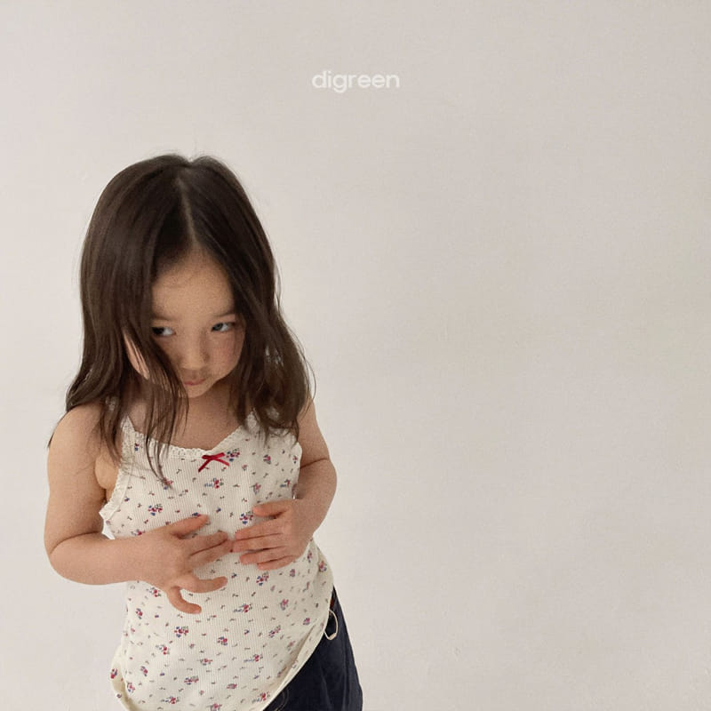 Digreen - Korean Children Fashion - #Kfashion4kids - Lace Flower Sleeveless - 5