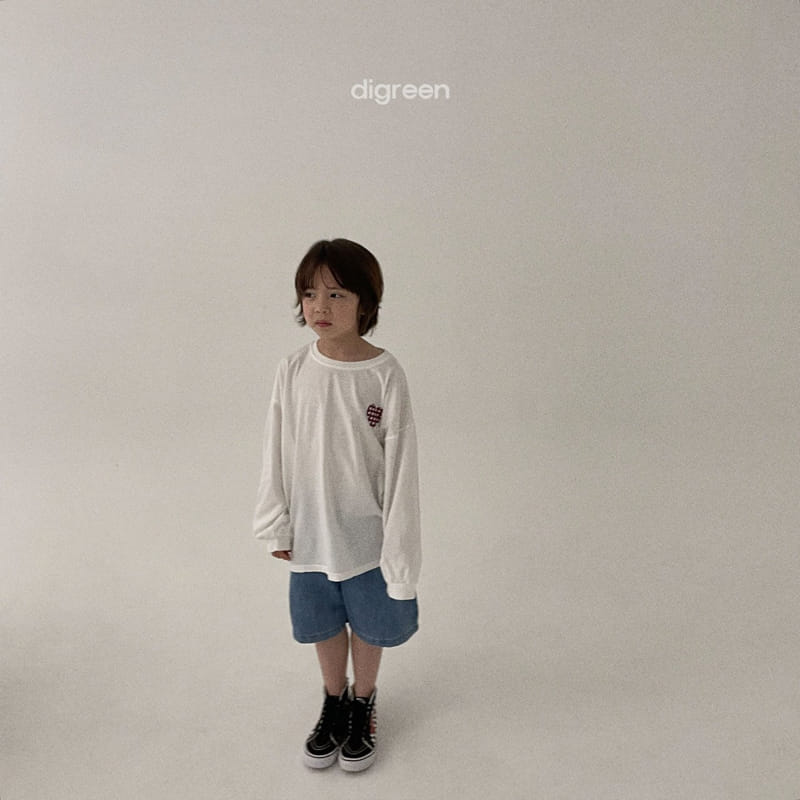 Digreen - Korean Children Fashion - #Kfashion4kids - Love U Tee - 3