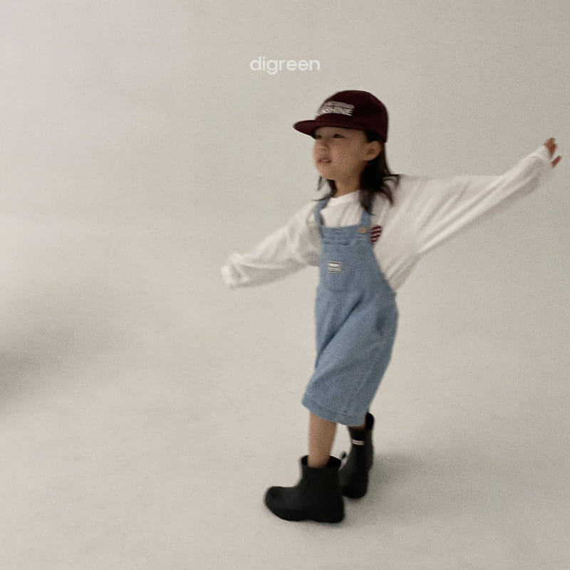 Digreen - Korean Children Fashion - #Kfashion4kids - Cuty Dungarees - 2