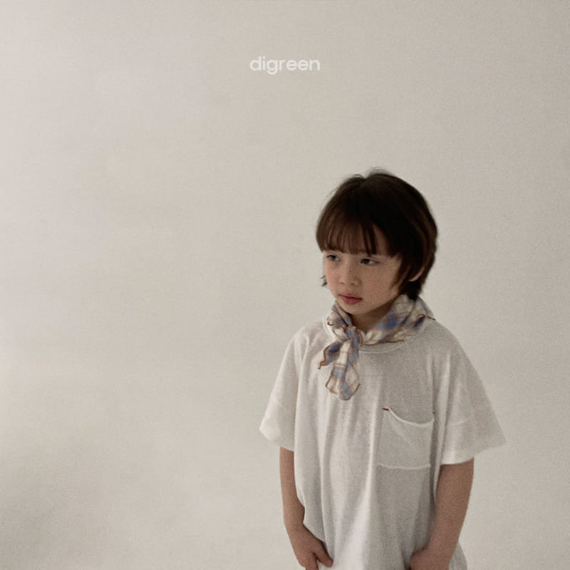 Digreen - Korean Children Fashion - #childofig - Short Sleeves Pocket Tee - 12