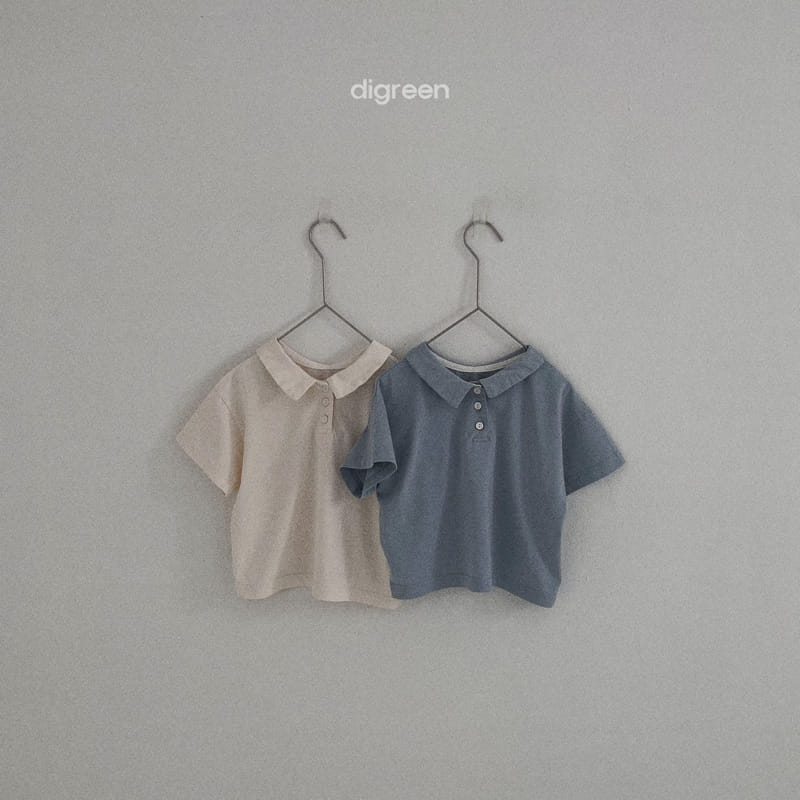 Digreen - Korean Children Fashion - #childofig - Reversible Collar Tee