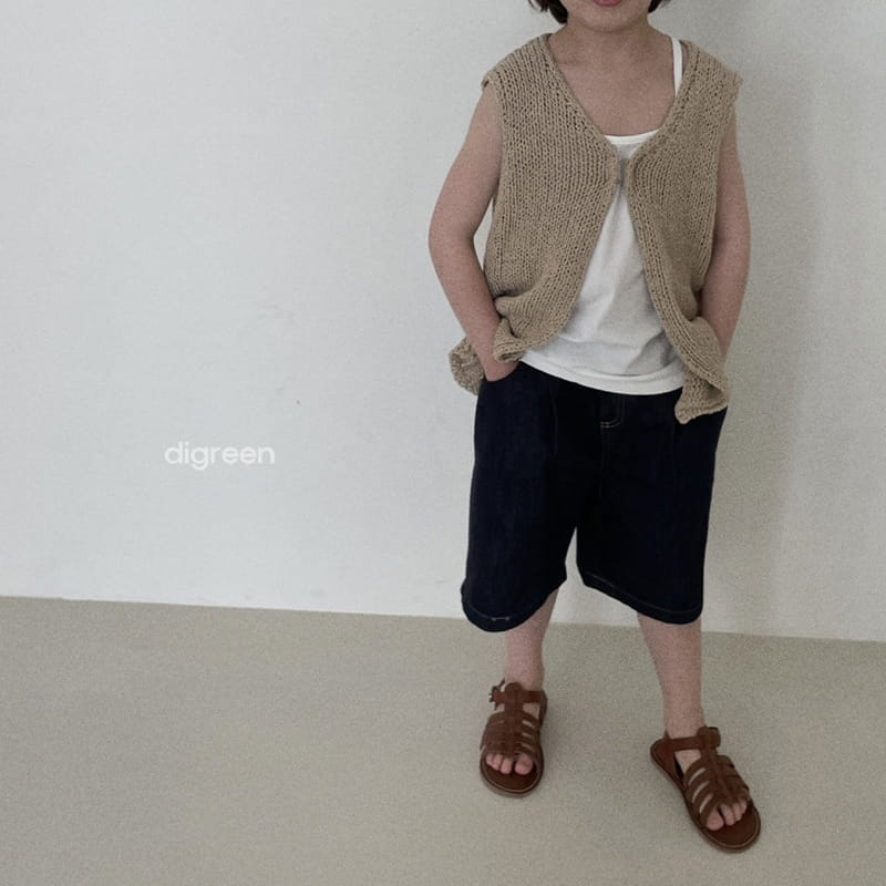 Digreen - Korean Children Fashion - #fashionkids - Open Vest - 4