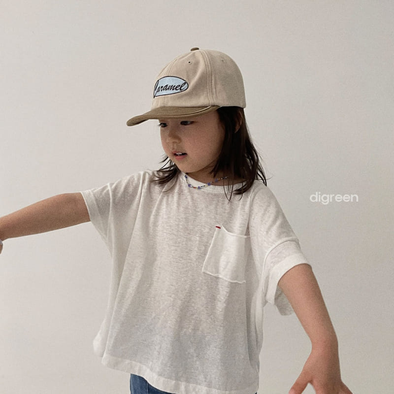 Digreen - Korean Children Fashion - #kidsstore - Short Sleeves Pocket Tee - 5