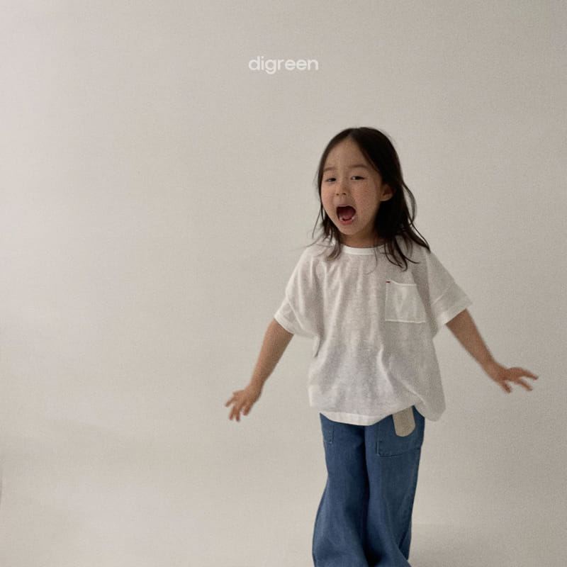 Digreen - Korean Children Fashion - #kidzfashiontrend - Short Sleeves Pocket Tee - 6