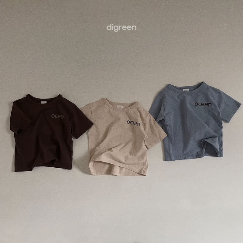 Digreen - Korean Children Fashion - #littlefashionista - Ocean Tee