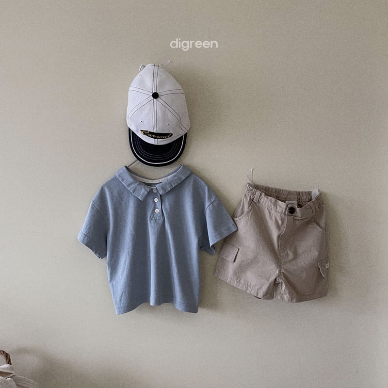 Digreen - Korean Children Fashion - #littlefashionista - Reversible Collar Tee - 10