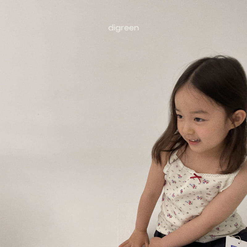 Digreen - Korean Children Fashion - #littlefashionista - Lace Flower Sleeveless - 6