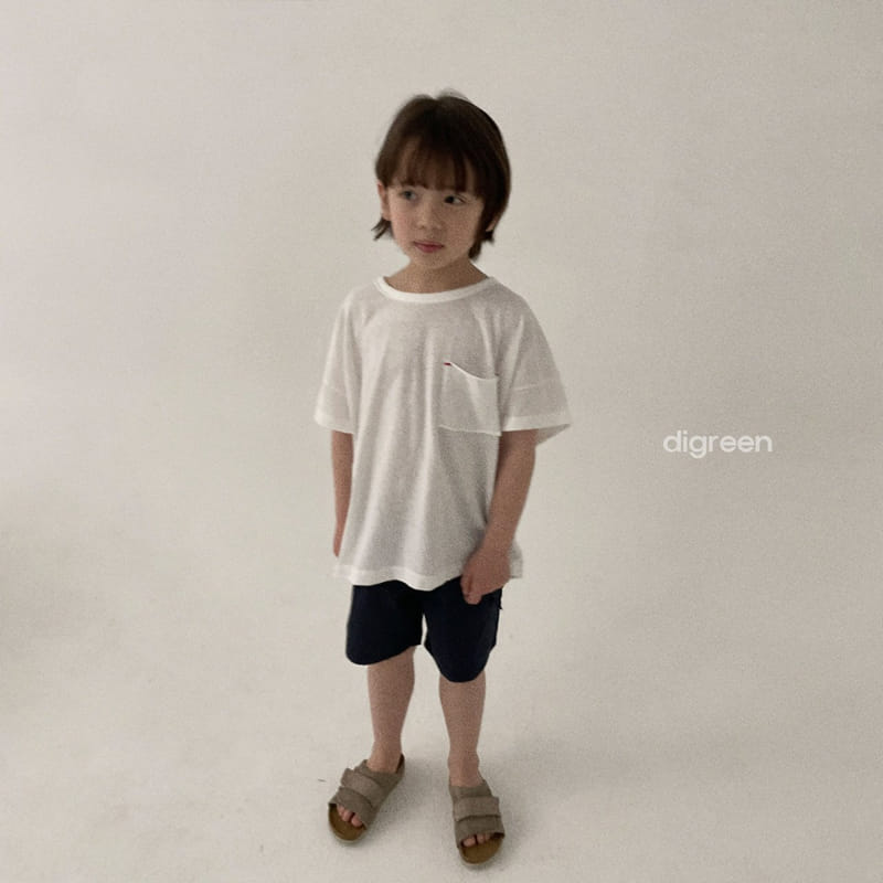 Digreen - Korean Children Fashion - #magicofchildhood - Short Sleeves Pocket Tee - 9