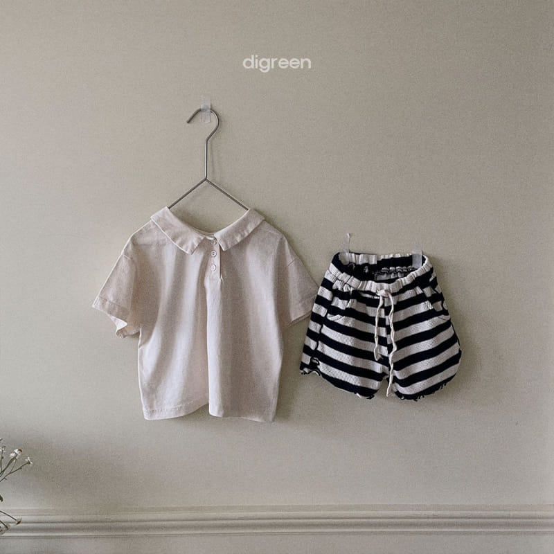 Digreen - Korean Children Fashion - #minifashionista - Reversible Collar Tee - 12