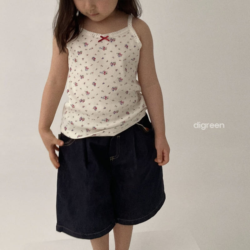 Digreen - Korean Children Fashion - #minifashionista - Lace Flower Sleeveless - 8