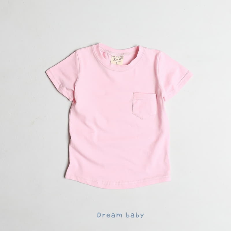 Dream Baby - Korean Children Fashion - #stylishchildhood - Pocket Tee - 4