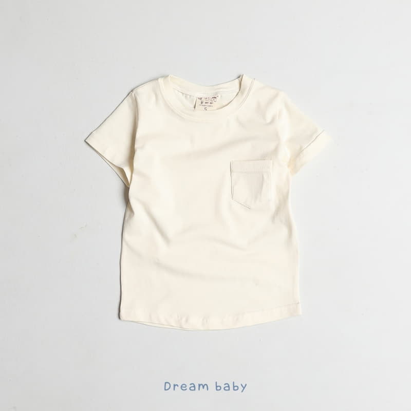 Dream Baby - Korean Children Fashion - #childrensboutique - Pocket Tee - 5