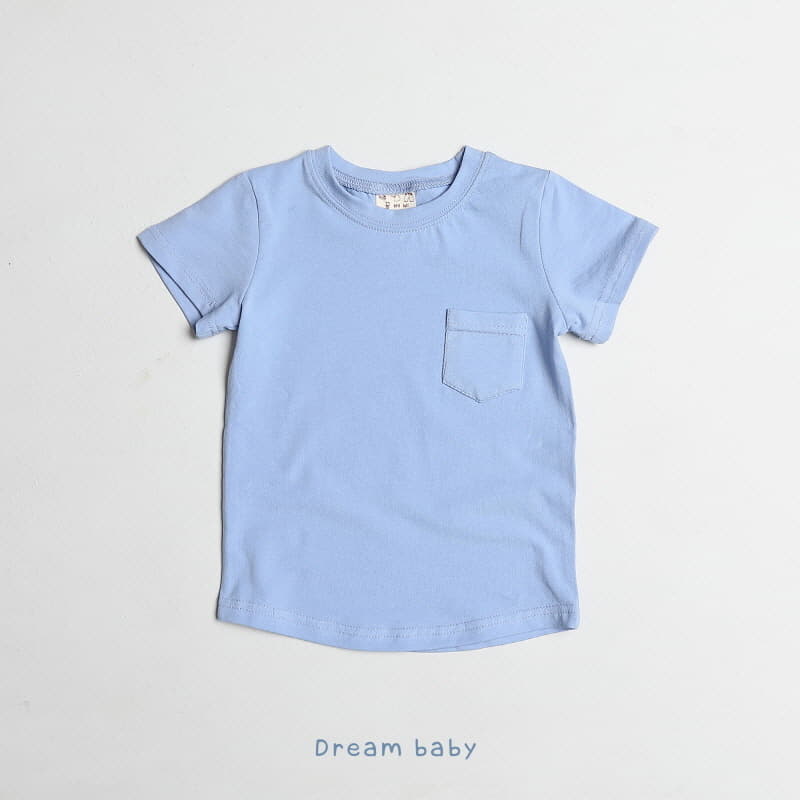 Dream Baby - Korean Children Fashion - #childrensboutique - Pocket Tee - 4