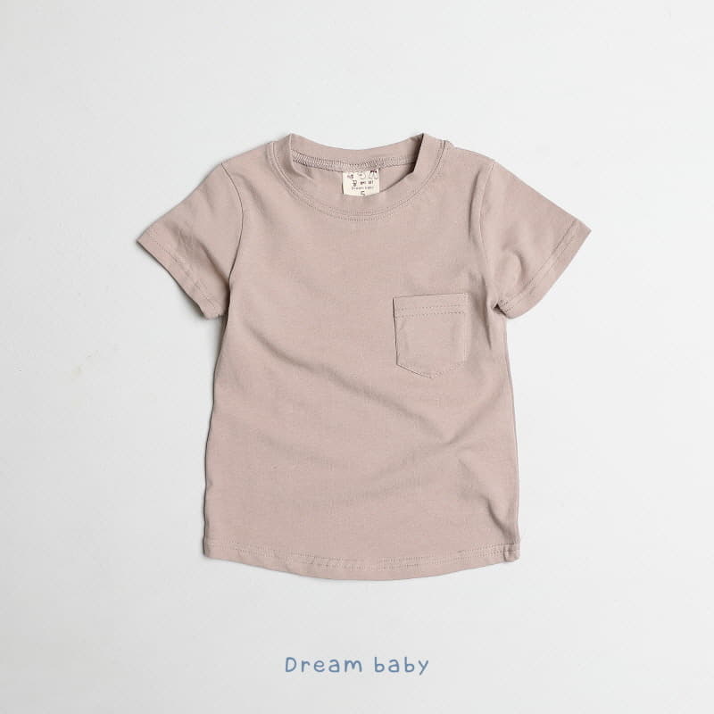 Dream Baby - Korean Children Fashion - #kidsshorts - Pocket Tee - 7