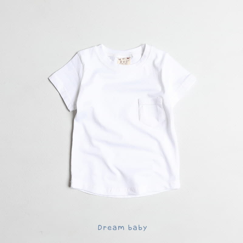 Dream Baby - Korean Children Fashion - #kidzfashiontrend - Pocket Tee - 9