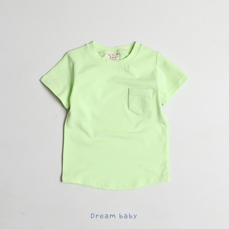 Dream Baby - Korean Children Fashion - #stylishchildhood - Pocket Tee - 3