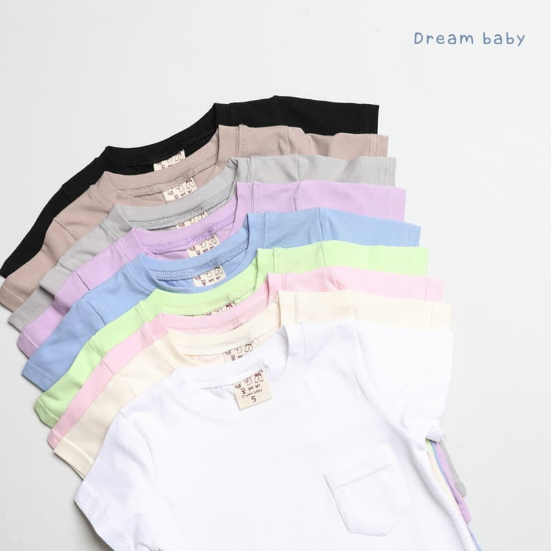 Dream Baby - Korean Children Fashion - #todddlerfashion - Pocket Tee