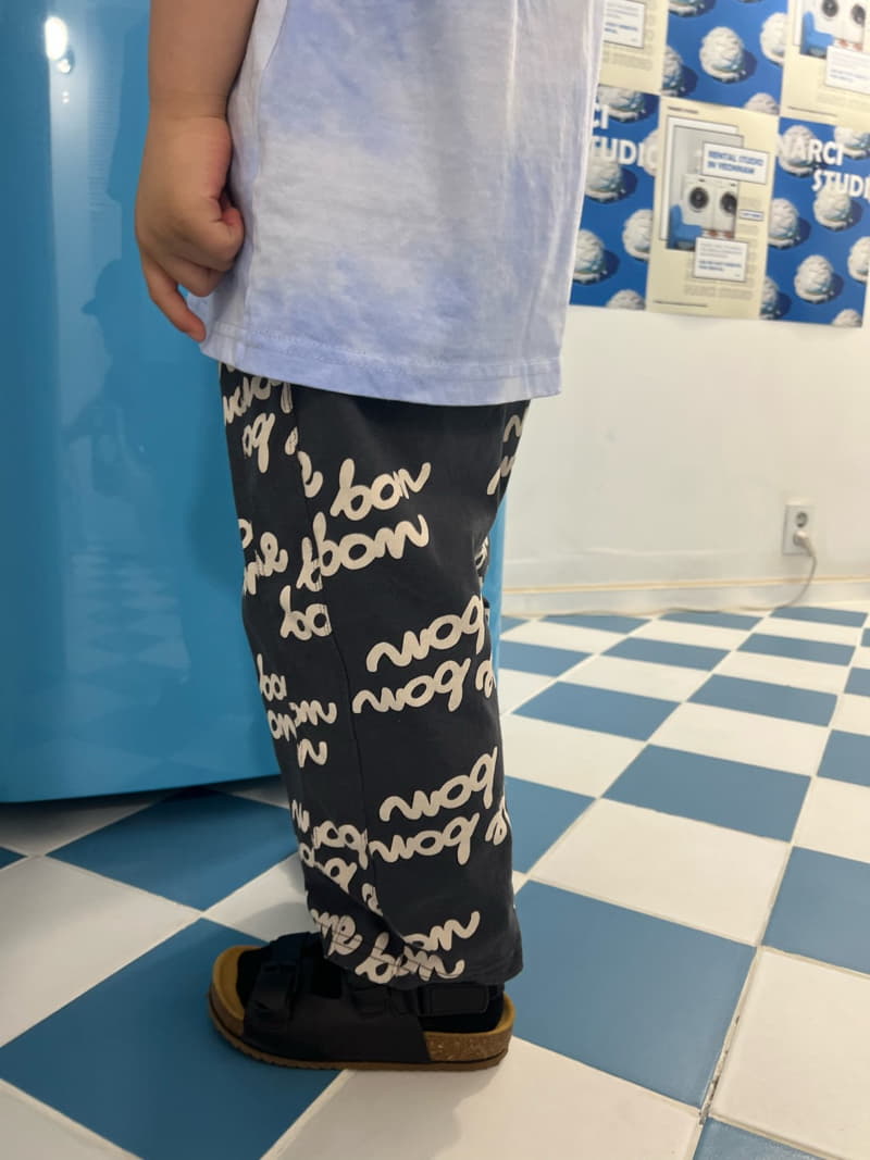 Fine-Studio - Korean Children Fashion - #childofig - Lettering Pants