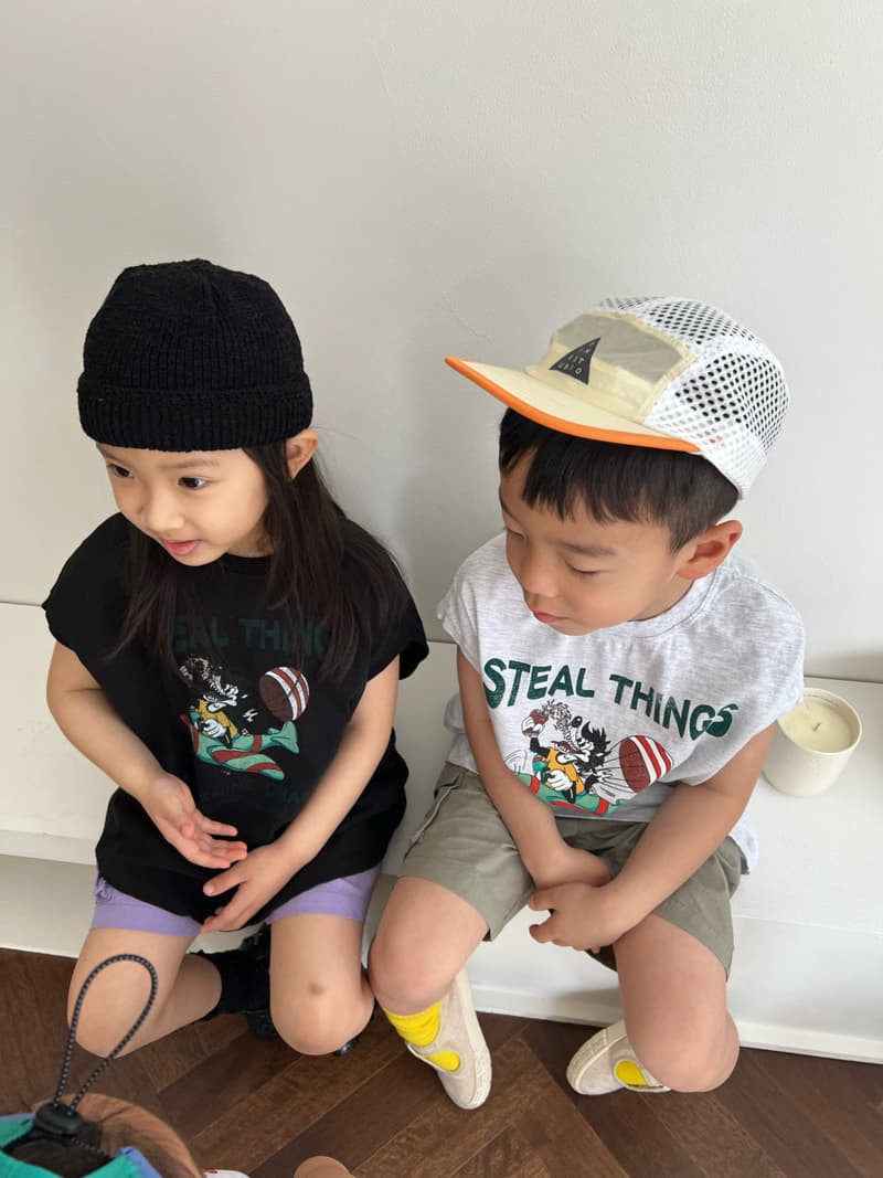 Fine-Studio - Korean Children Fashion - #toddlerclothing - Stild Drop Tee - 2