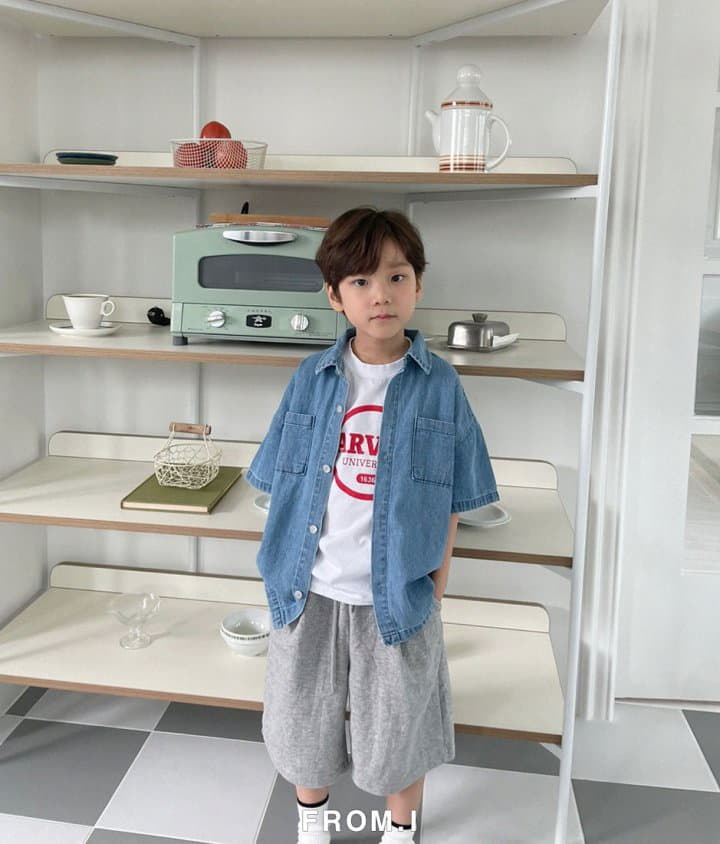 From I - Korean Children Fashion - #Kfashion4kids - Denim Shirt - 8