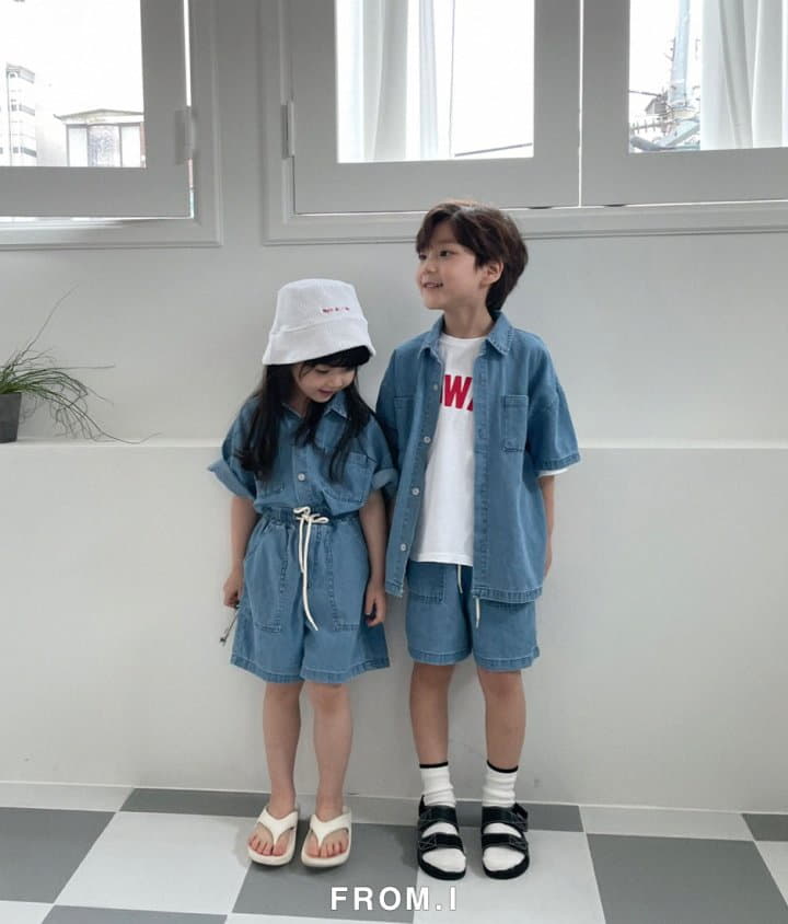 From I - Korean Children Fashion - #discoveringself - Denim Shirt - 3