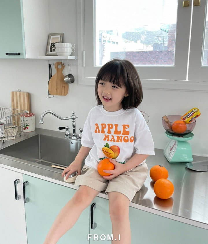 From I - Korean Children Fashion - #fashionkids - Apple Mango Tee - 7