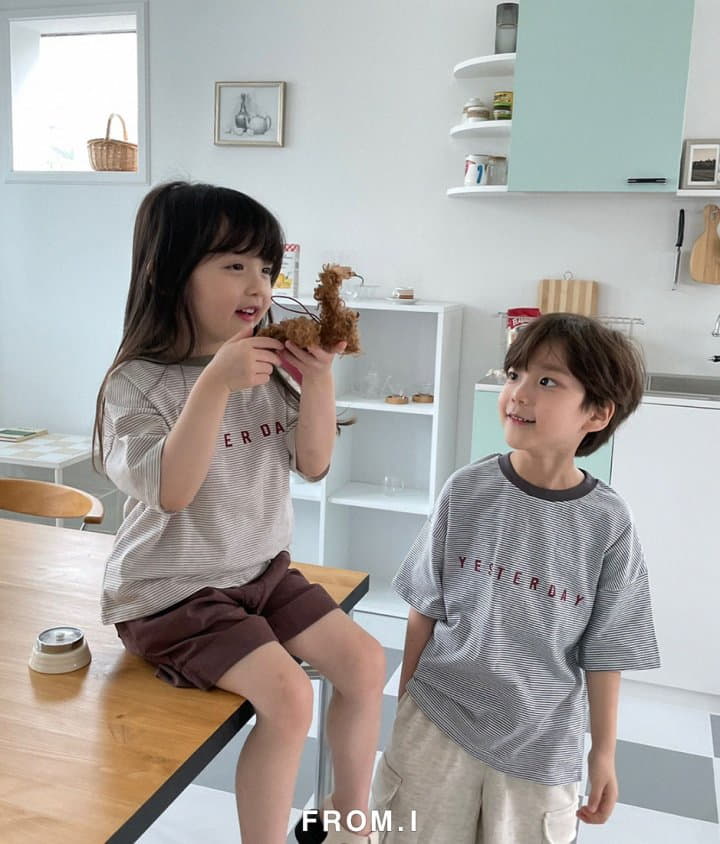 From I - Korean Children Fashion - #fashionkids - Yesterday Tee