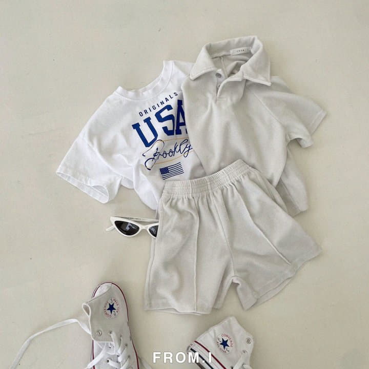 From I - Korean Children Fashion - #fashionkids - USA Tee - 11