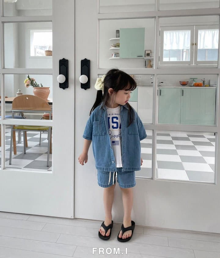 From I - Korean Children Fashion - #littlefashionista - Denim Shirt - 9