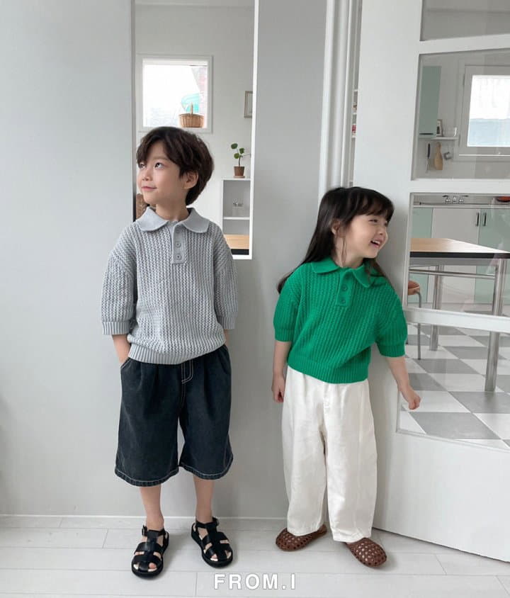 From I - Korean Children Fashion - #magicofchildhood - Curved Pants - 2