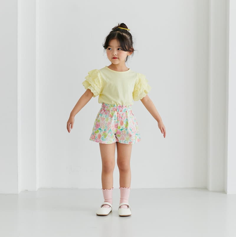 Ggomare - Korean Children Fashion - #Kfashion4kids - Liel 1/2 Shorts - 6