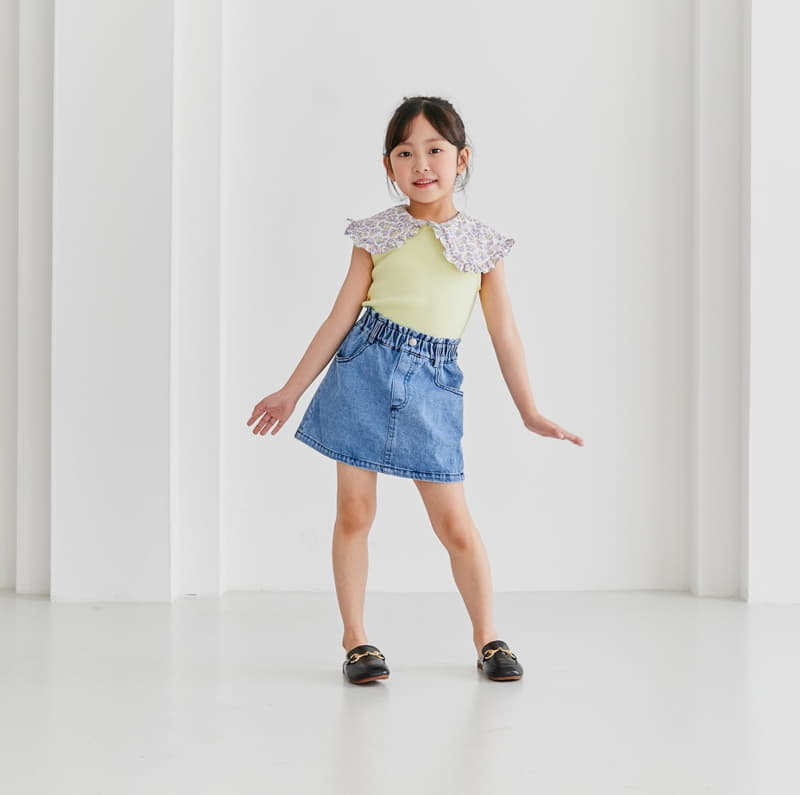 Ggomare - Korean Children Fashion - #childofig - Denim Skirt - 10