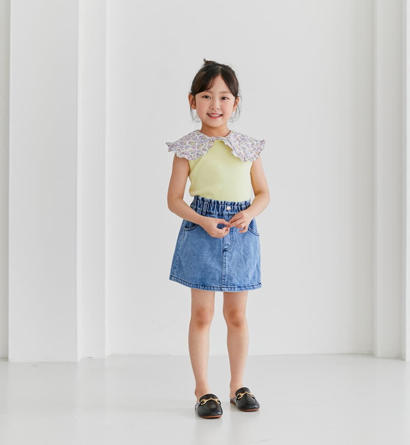 Ggomare - Korean Children Fashion - #childofig - Denim Skirt - 9