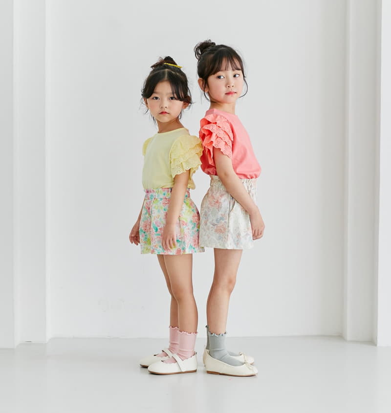 Ggomare - Korean Children Fashion - #fashionkids - Cancan Lace Tee