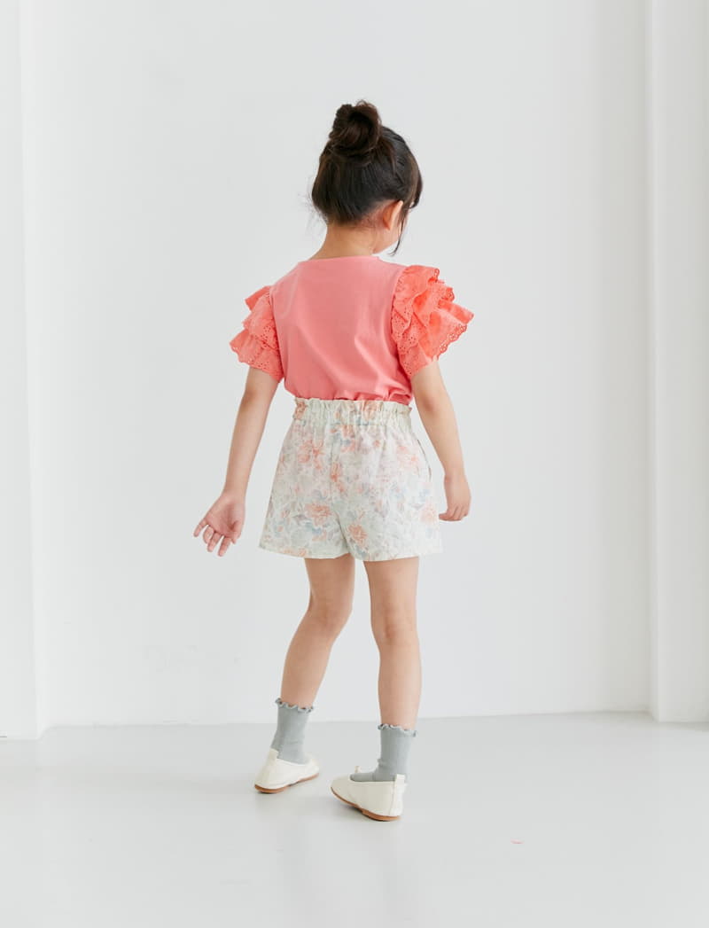 Ggomare - Korean Children Fashion - #littlefashionista - Cancan Lace Tee - 6