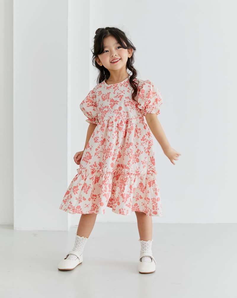 Ggomare - Korean Children Fashion - #minifashionista - Baby Flower One-piece - 3