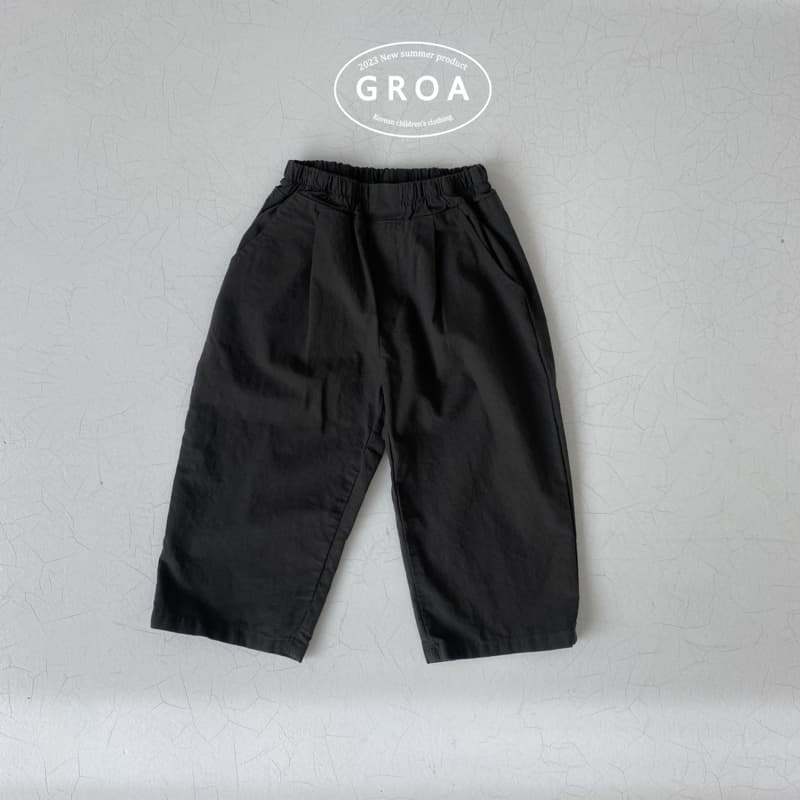 Groa - Korean Children Fashion - #Kfashion4kids - Line Wide Pants