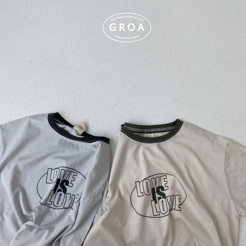 Groa - Korean Children Fashion - #childrensboutique - Love Is Tee - 5