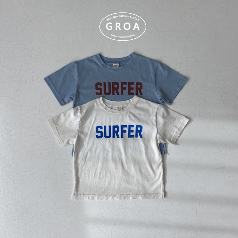 Groa - Korean Children Fashion - #discoveringself - Surfer Tee - 3