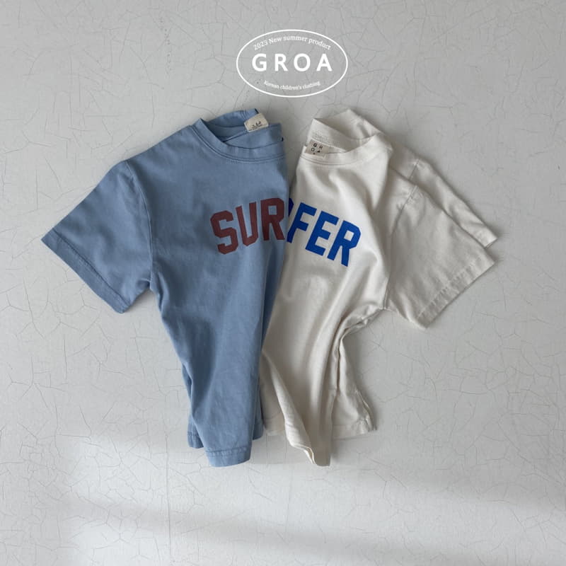 Groa - Korean Children Fashion - #kidsshorts - Surfer Tee - 5