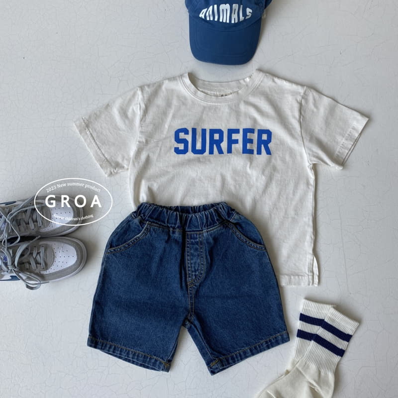 Groa - Korean Children Fashion - #kidzfashiontrend - Surfer Tee - 7