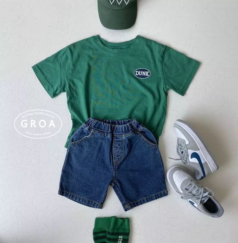 Groa - Korean Children Fashion - #kidzfashiontrend - Dunk Tee - 6