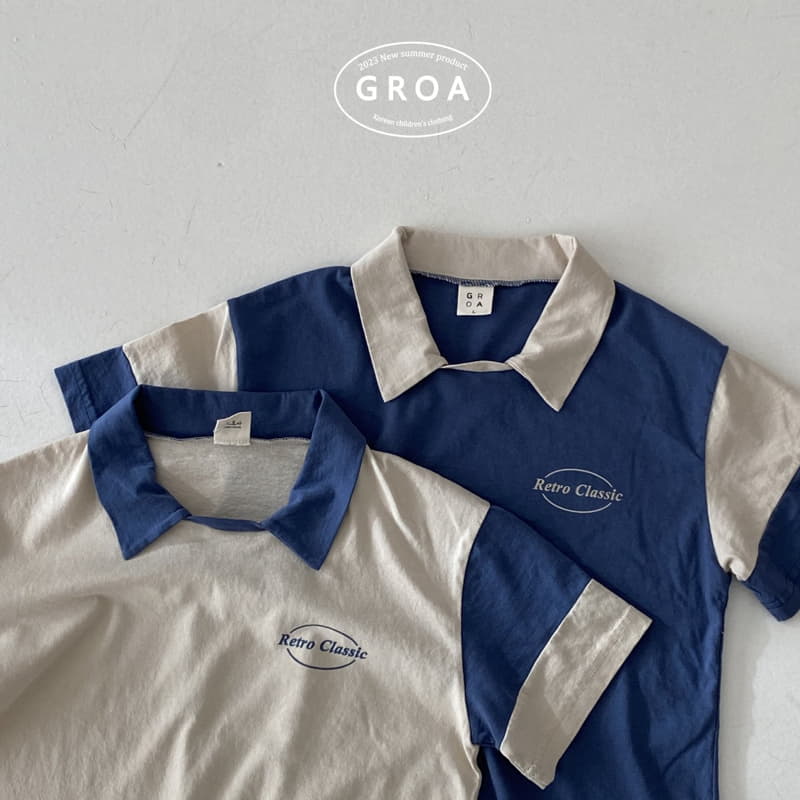 Groa - Korean Children Fashion - #Kfashion4kids - Classic Collar Tee - 4