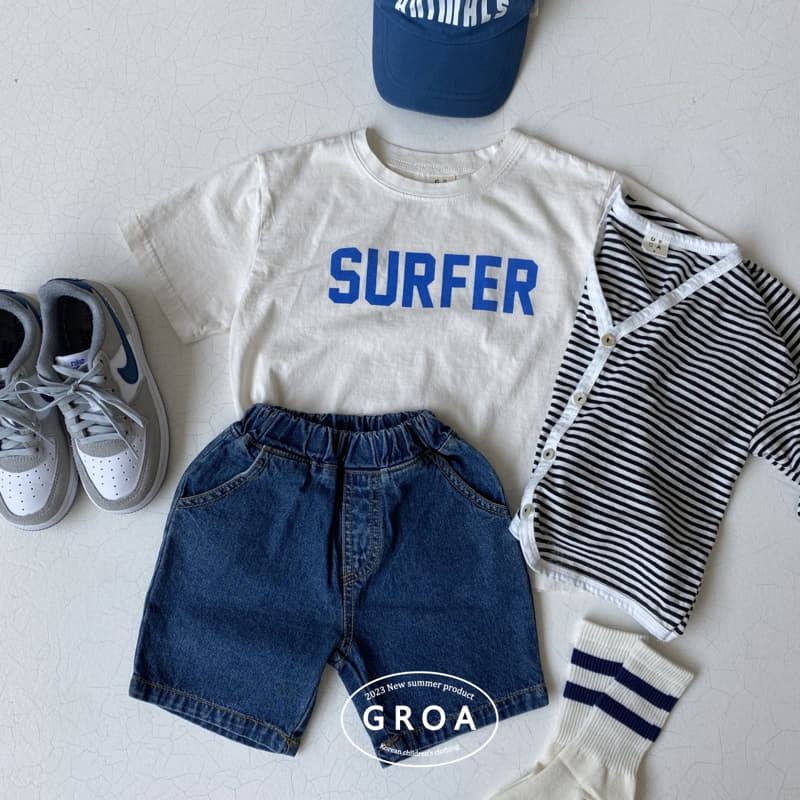 Groa - Korean Children Fashion - #littlefashionista - Surfer Tee - 9