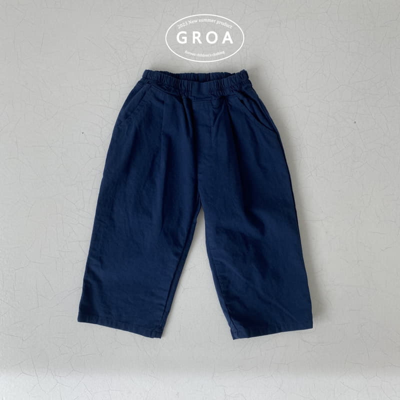 Groa - Korean Children Fashion - #magicofchildhood - Line Wide Pants - 3