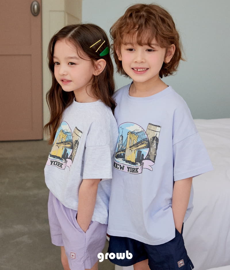 Grow B - Korean Children Fashion - #designkidswear - Bridge Tee - 7