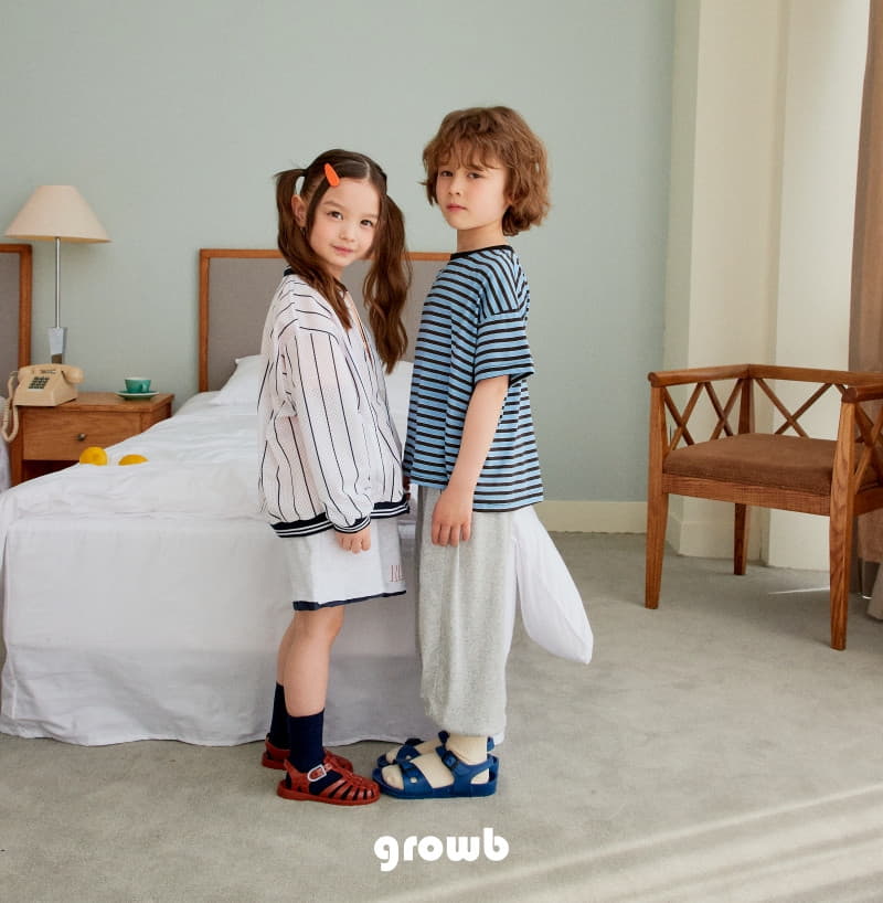 Grow B - Korean Children Fashion - #discoveringself - Indigo Tee - 10