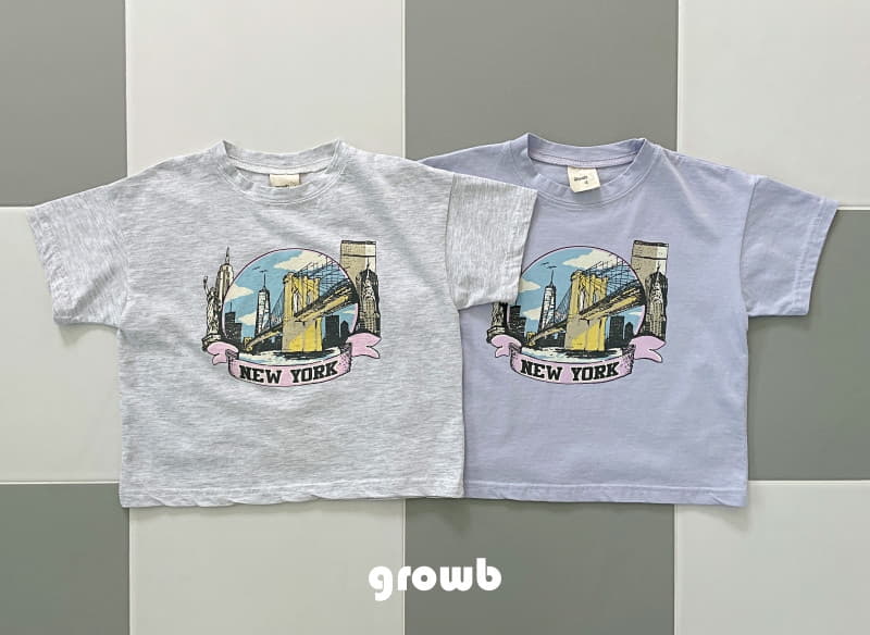 Grow B - Korean Children Fashion - #kidsshorts - Bridge Tee - 10