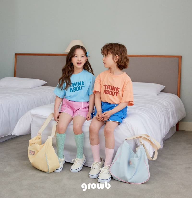 Grow B - Korean Children Fashion - #kidsshorts - About Tee - 9